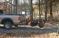F-350 With T-Point Lift thee point hitch and 6 foot Disk 